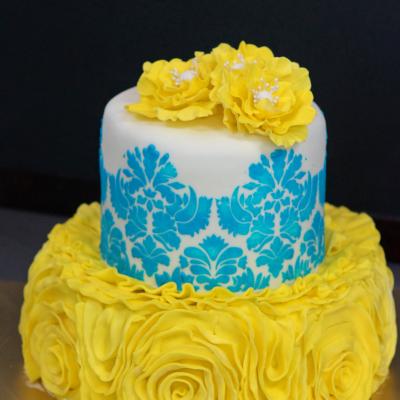 Торти с цветя; сватбени торти
